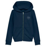 Kids Zip hoodie French Navy