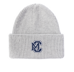 Ribbed Beanie Grey & Navy